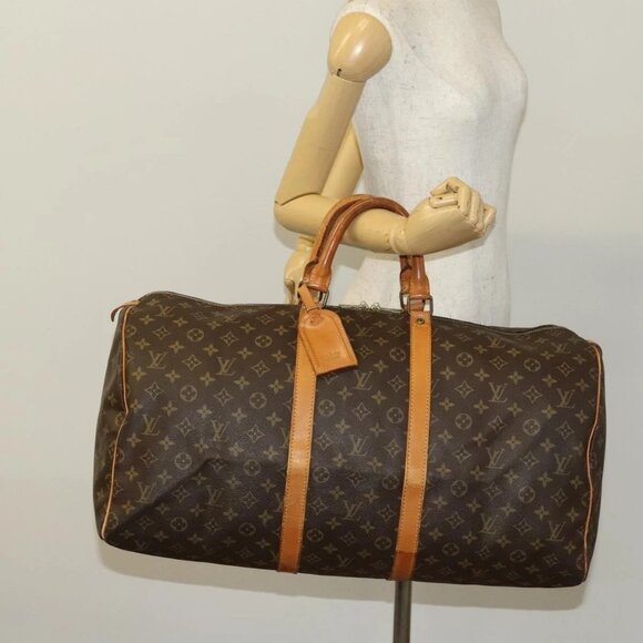 LOUIS VUITTON Monogram Keepall 55 Boston Bag - Picture 1 of 16